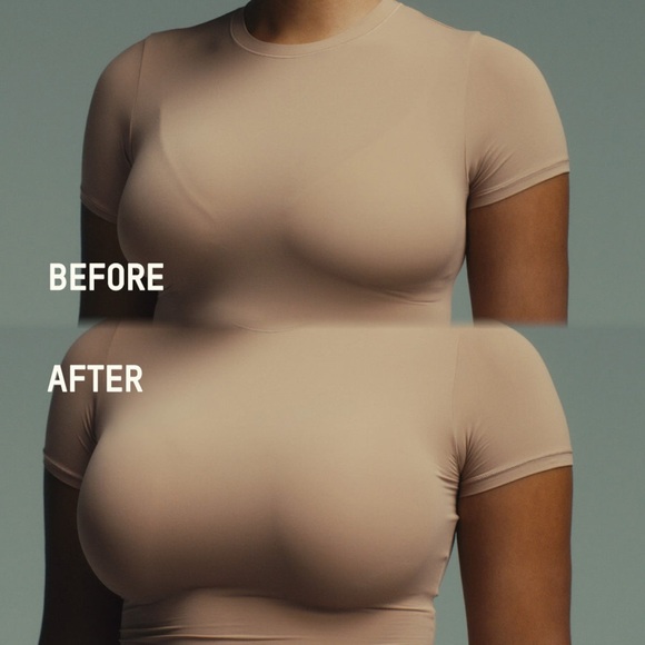 🤎SKIMS ULTIMATE TEARDROP PUSH UP PLUNGE BRA IN COCOA 32C - Picture 4 of 6